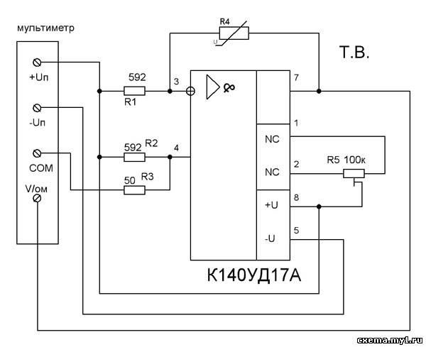 К140уд17 схема включения