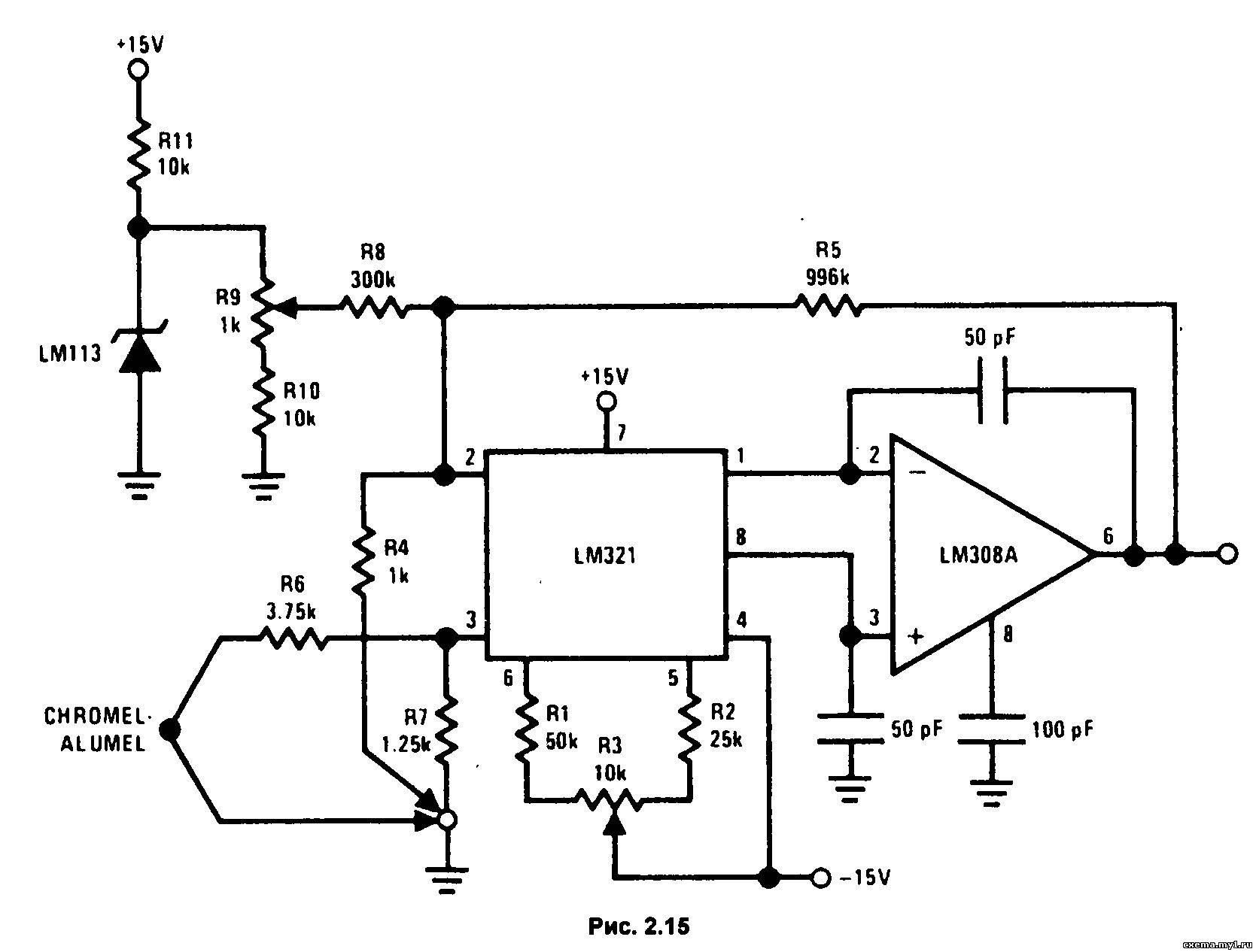 Lm321 схема включения