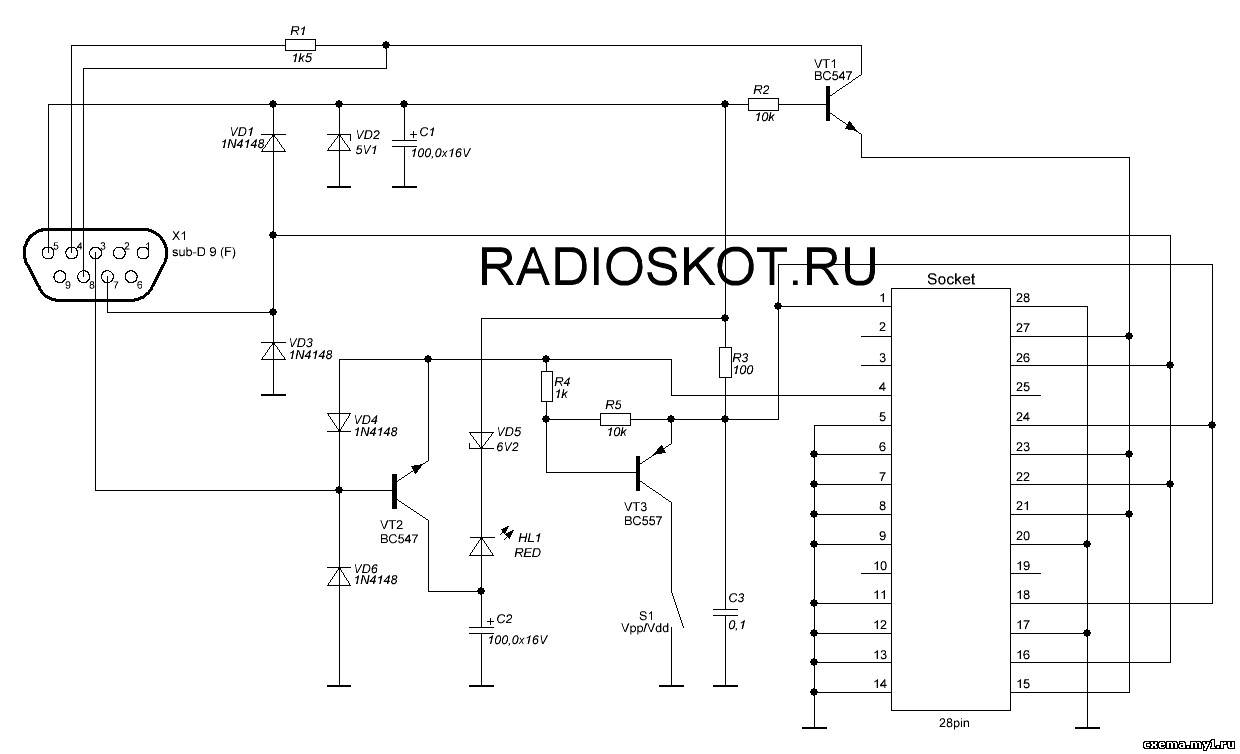 Ft245bl схема программатора