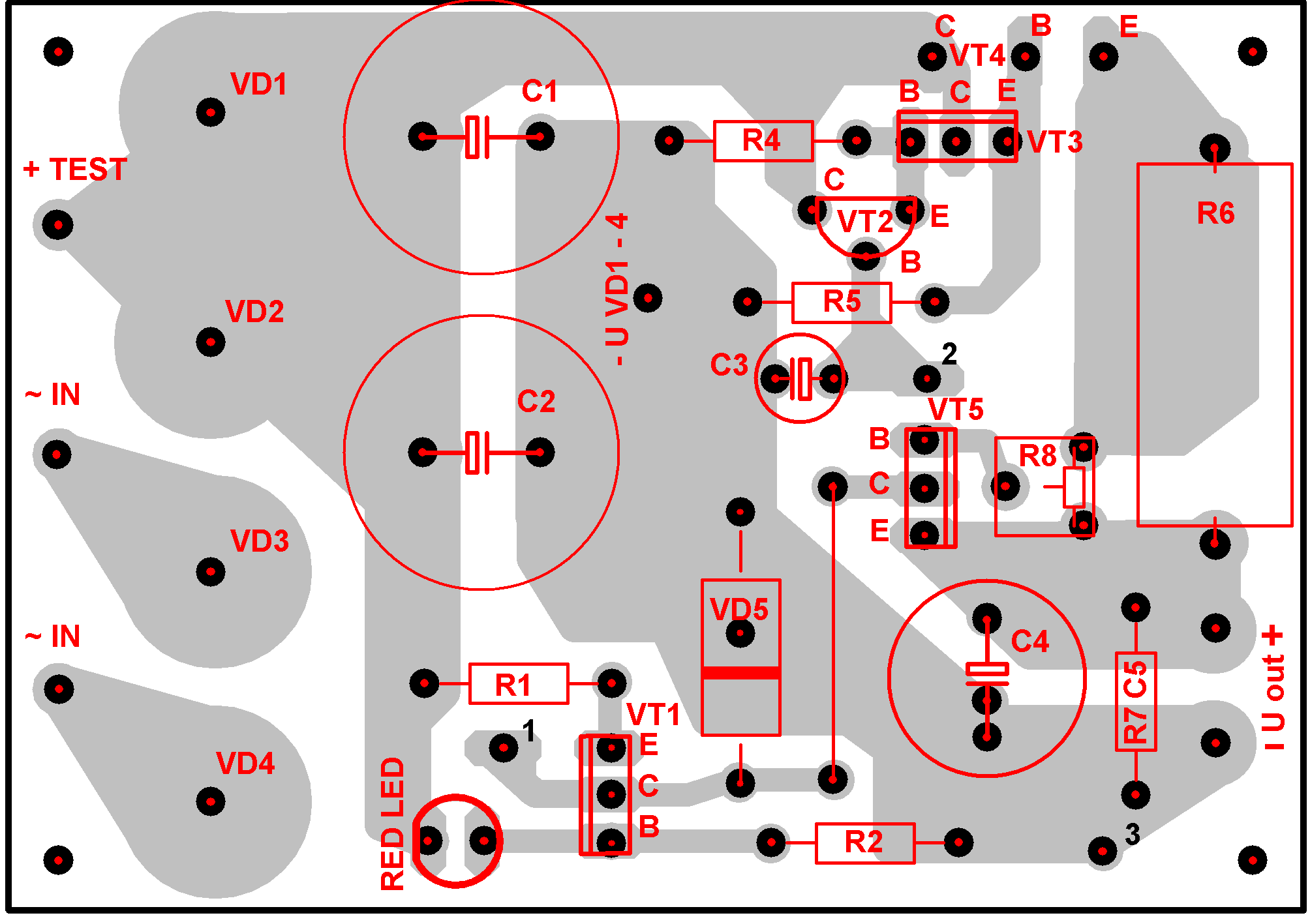 Схема блока питания на LM317